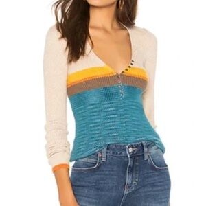 Free People Frequency V-Neck Sweater